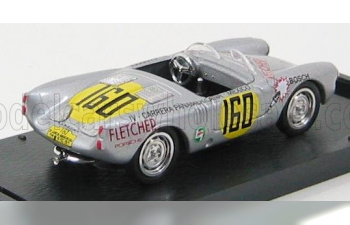 PORSCHE 550 Rs Carrera Mexico 1953 Hans Herrmann, Silver