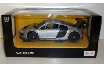 AUDI R8 Lms Ultra V10 N0 Costumer Racing (2012), silver carbon