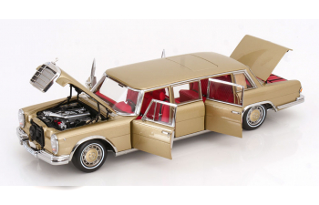 MERCEDES-BENZ 600 LWB W100 Pullman (1963-1981), light gold