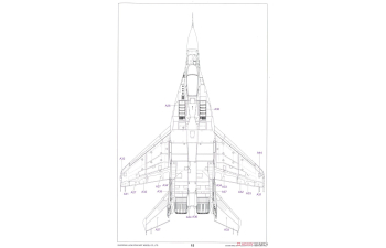 Сборная модель MiG-29AS 9-12 Late Type - Slovak Airforce (2014/2016 Special Painting)