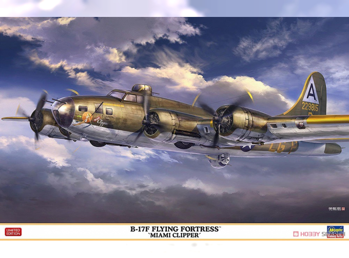 Сборная модель Тяжелый бомбардировщик B-17F Flying Fortress “Miami Clipper” (Limited Edition)