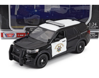 FORD Utility Police Interceptor With Push Bumper (2022), black/white