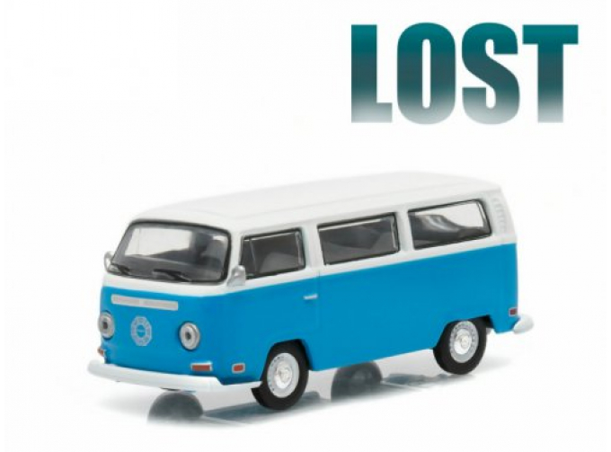 VOLKSWAGEN T2b Bus из телесериала "Остаться в живых" (1971), blue / white