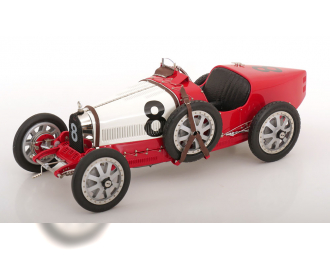 BUGATTI T35 №8 Grand Prix Nation Colour Project Switzerland, red white
