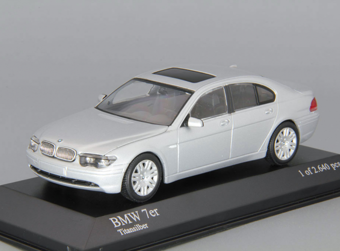 BMW 7 series E65 (2001), silver