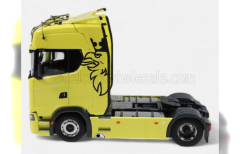 SCANIA S730 V8 Tractor Truck 2-assi With Vabis Logo (2017), Yellow