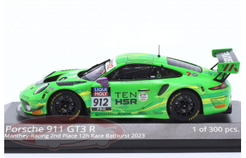 PORSCHE 911 GT3 R #912 Manthey EMA 2nd 12h Bathurst Matt Campbell, Mathieu Jaminet, Thomas Preining (2023)