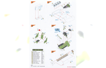 Сборная модель F-84F Thunderstreak 'Luftwaffe' HI-TECH
