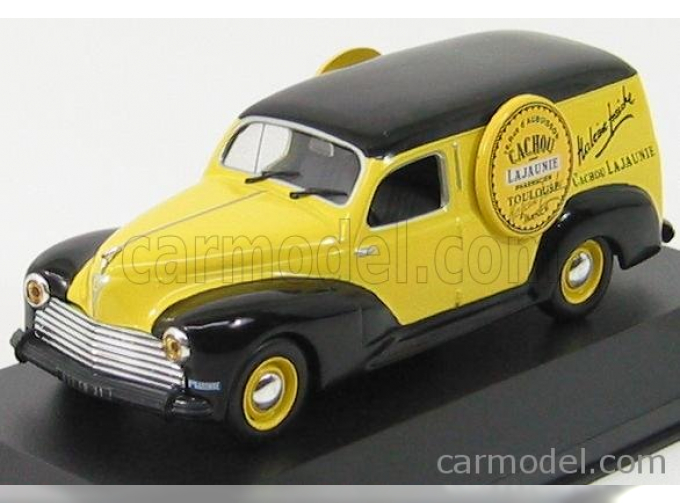 PEUGEOT 203 Fourgonnette Cachou Ljaunie, yellow / black