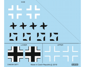 Декаль Fw 190A-8/ R2 национальные обозначения