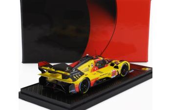 FERRARI 499p 3.0l Turbo V6 Team Af Corse №83 24h Le Mans (2024) Robert Kubica - Robert Shwartzman - Yifei Ye, Yellow Red