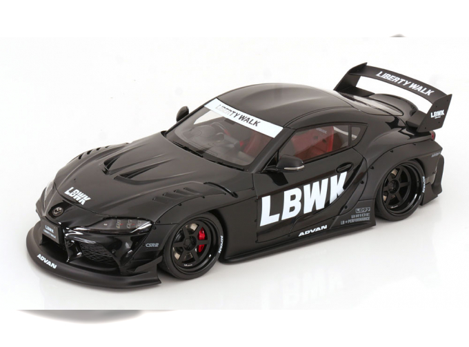 TOYOTA Supra (A90) Liberty Walk, black