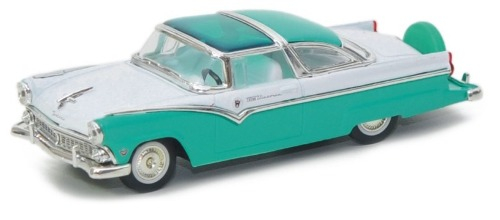 FORD Crown Victoria (1955), green / white