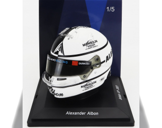 BELL HELMET F1 Casco Helmet Williams Fw45 Team Williams Racing №23 British Gp (2023) Alexander Albon, White Black