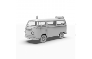 Сборная модель VOLKSWAGEN T2 автобус для аэропорта 1967 года / T2 Model 1967 Airport Bus