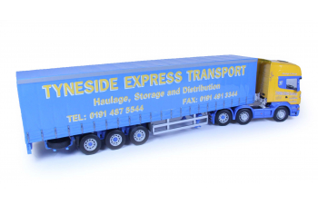 SCANIA R620 Tyneside Express Transport, серия 565, yellow / blue