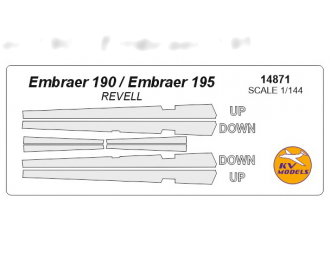 Набор масок окрасочных для Embraer 190 / 195