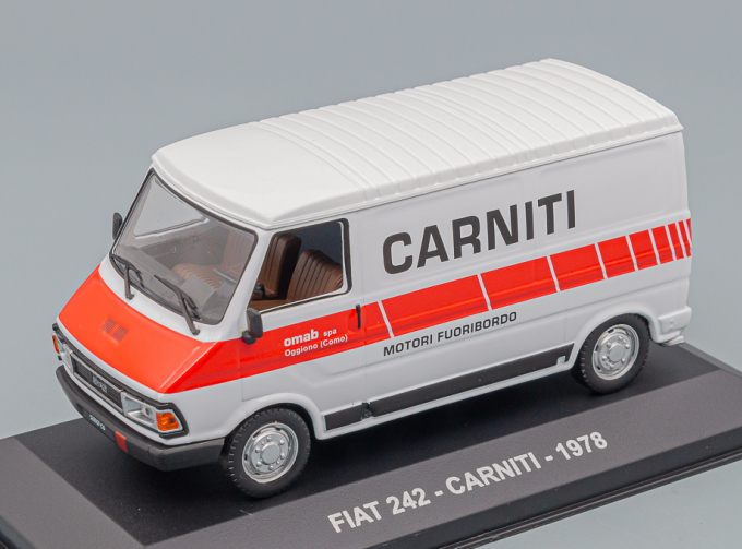 FIAT 242 Van Carniti (1978), White Red