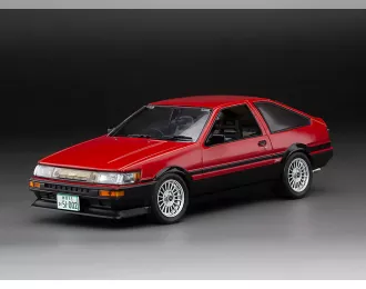 TOYOTA Corolla Levin (AE86) (1985), Red/Black