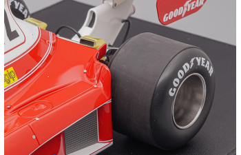 (Уценка!) FERRARI F1 312t Team Ferrari Sefac №12 World Champion Winner Belgium Zolder Gp (with Pilot Figure) (1975) Niki Lauda, Red White