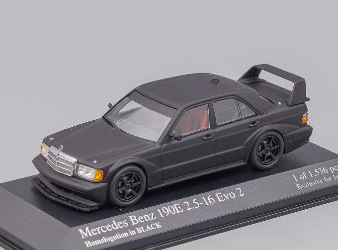 MERCEDES-BENZ 190E 2.5-16 Evo 2 Homologation in, black