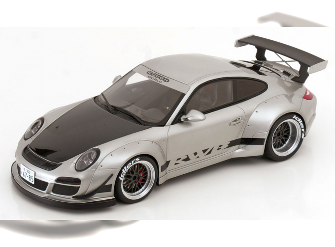 PORSCHE 911 (997) RWB Abu Dhabi (2024), silver black