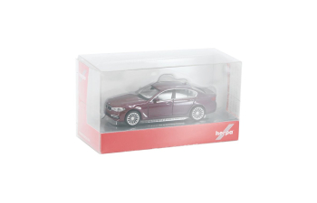 BMW 5er Limo, dark red