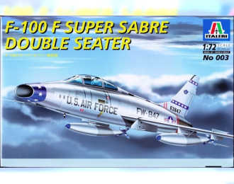 Сборная модель Американский истребитель F-100F SUPER SABRE (двухместный)