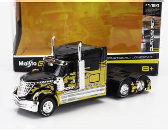 INTERNATIONAL Lonestar Tractor Truck 3-assi (2010), Black Yellow