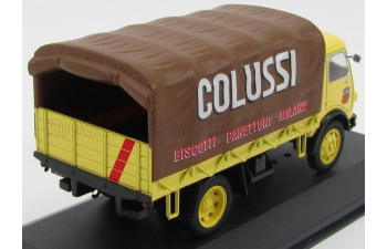 OM FIAT Leoncino Truck Telonato Colussi (1959), Cream Brown