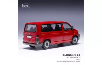 VOLKSWAGEN T5 Tdi Minibus (2003), red