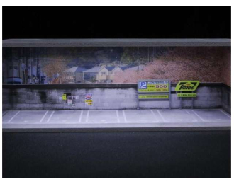 Diorama *C-sakura parking lot with light*, various