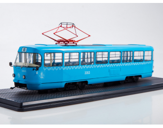 Трамвай Tatra-T3SU (г.Москва), синий