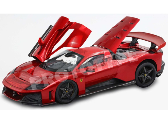 FERRARI F80 carbon rims (2024), red