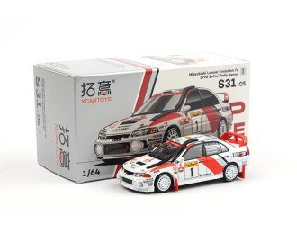 MITSUBISHI Lancer Evolution IV #1, white / red