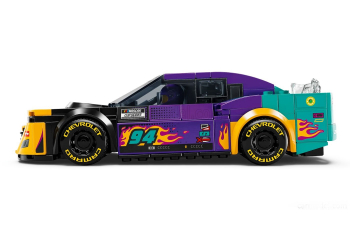 CHEVROLET Lego Speed Champion - Camaro Zl1 №94 Racing Nascar (2022), Yellow Green Purple