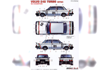 Сборная модель VOLVO 240 Turbo Чемпион DTM (1985)