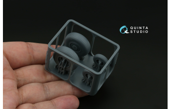 Комплект колес Су-30СМ с нагруженными шинами (Звезда)