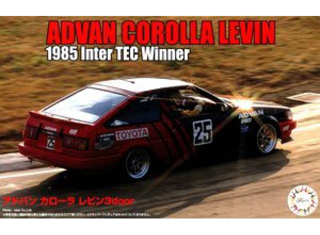Сборная модель Toyota ADVAN Corolla Levin 3door