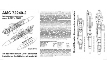 Авиационная управляемая ракета Х-58У с ЛО-81 и пусковой АКУ-58