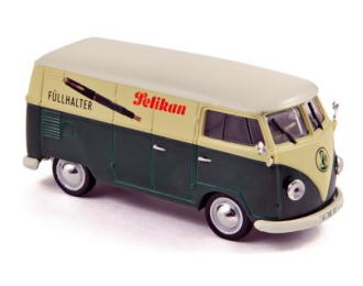 VOLKSWAGEN T1 Kastenwagen «Pelikan» 1957, бежевый с зеленым