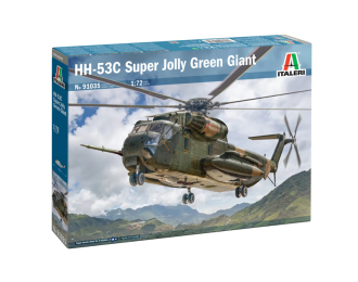 Сборная модель SIKORSKY Hh-53c Super Jolly Green Giant Military Helicopter (1969)