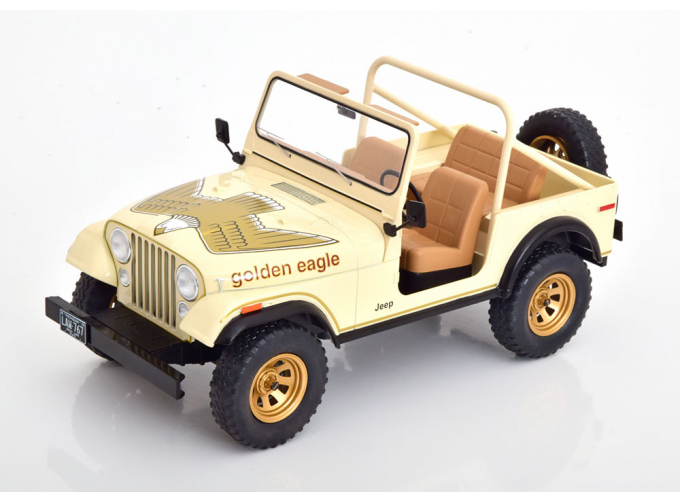 JEEP CJ-7 (1976), weiß/gold