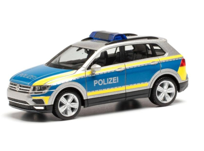 VOLKSWAGEN Tiguan "Polizei Goslar", silver/blue/yellow