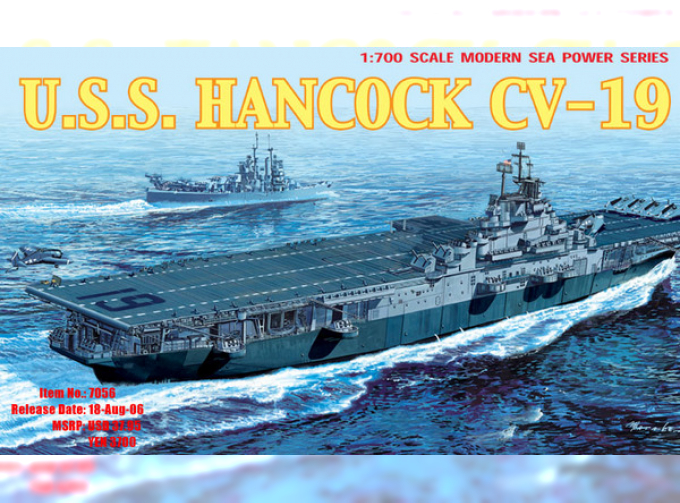 Сборная модель USS HANCOCK CV-19