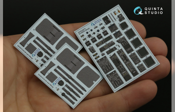 3D Декаль интерьера кабины AH-64D/E (Meng)