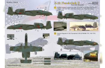 NEW A-10 Thunderbolt II Part 2 Wet decal