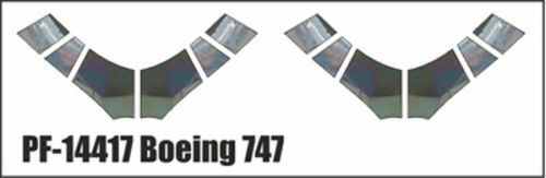 Лаpазерная декаль на фото остеление пилотской кабины на Boeing 747