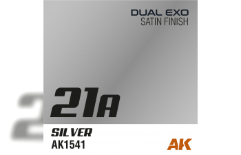 Краска акриловая Dual Exo 21A - Silver, 60ml