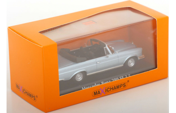 MERCEDES-BENZ S-class 280se 3.5 (w111) Cabriolet (1970), Light Blue Met